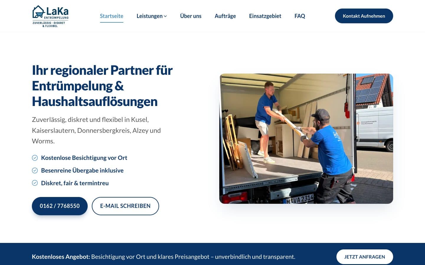 Website von LaKa Service